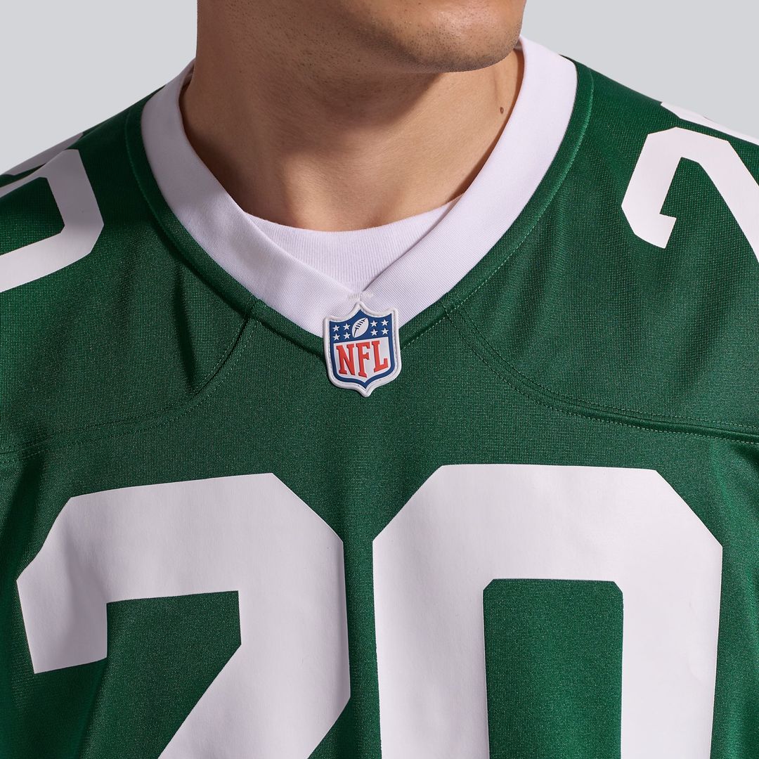 Men's New York Jets Breece Hall Legacy Black Alternate Game NFL Football Jersey - view 21