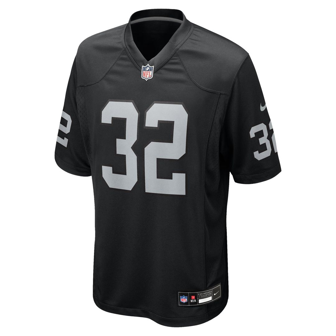 Men's Las Vegas Raiders Marcus Allen Black Game NFL Football Jersey - view 2