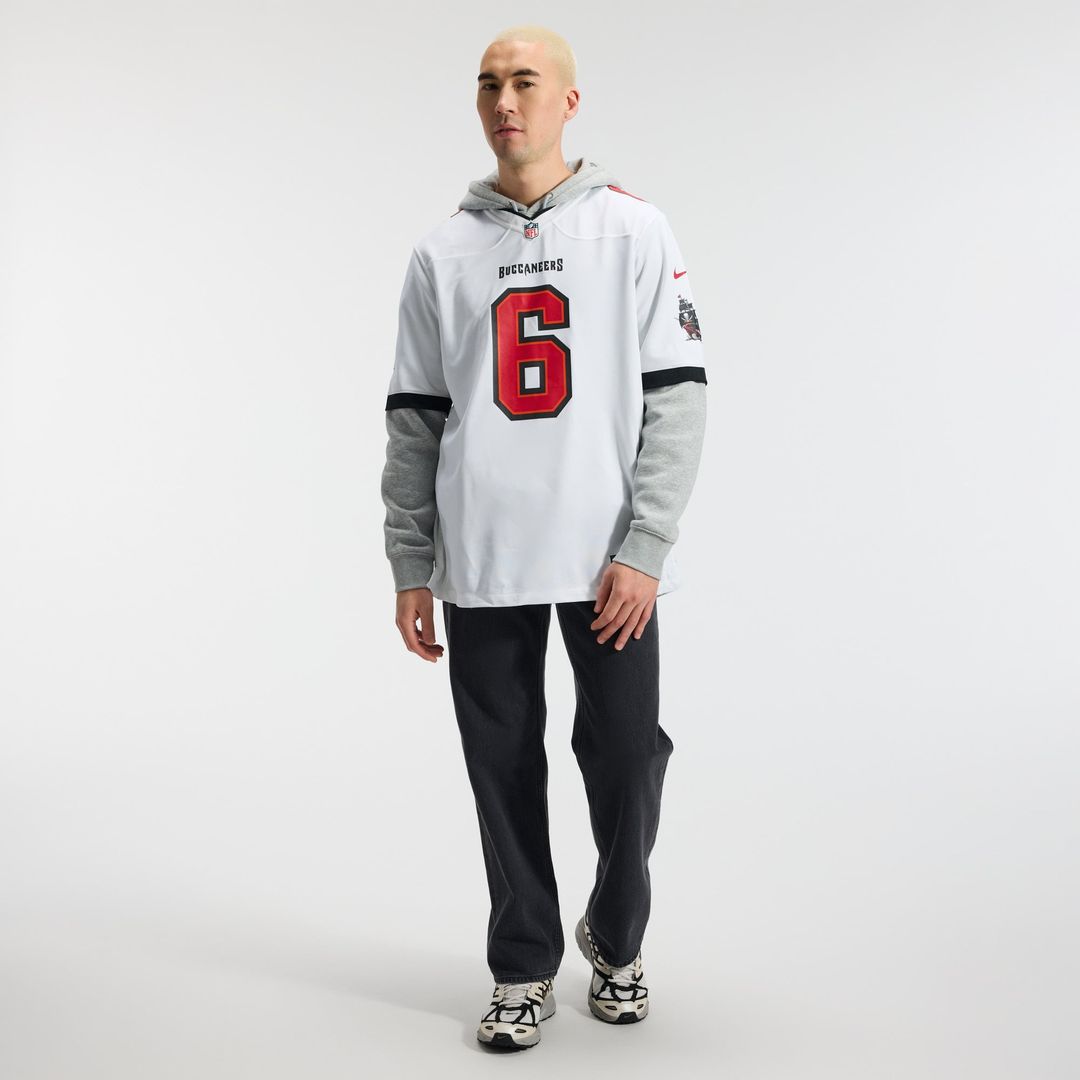 Men's Tampa Bay Buccaneers Baker Mayfield White Away Game NFL Football Jersey - view 5
