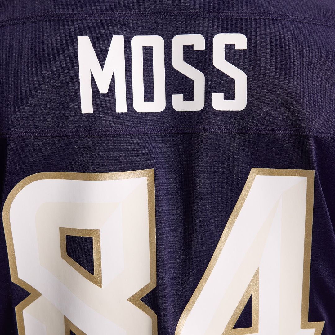 Men's Minnesota Vikings Randy Moss Purple 2026 Rivalries Collection Game NFL Football Jersey - view 18