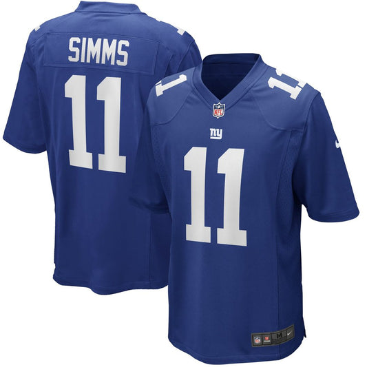 Men's New York Giants Phil Simms Royal Game NFL Football Jersey - view 1