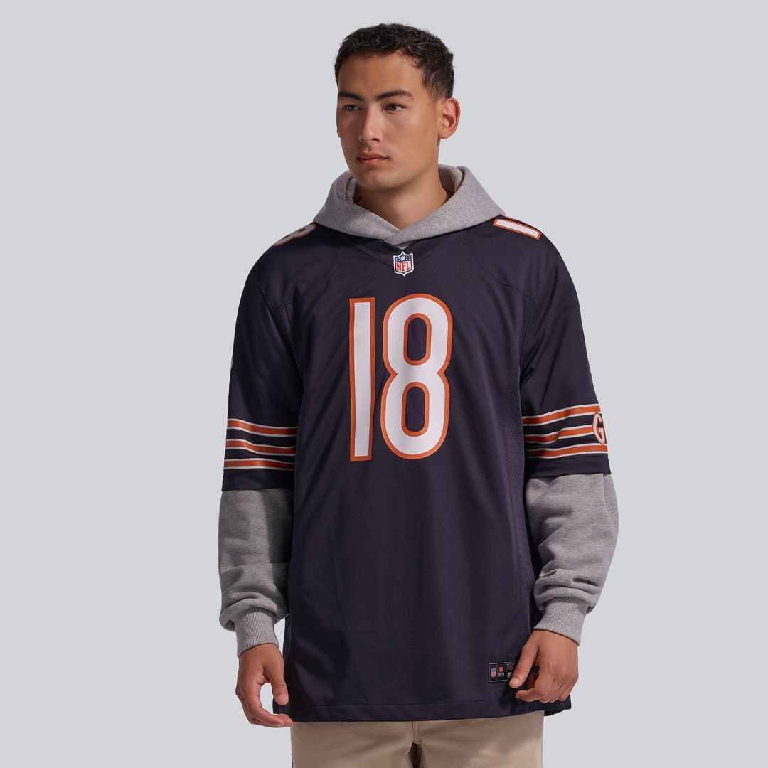 Men's Chicago Bears Caleb Williams White First Round Pick Player Game NFL Football Jersey - view 17