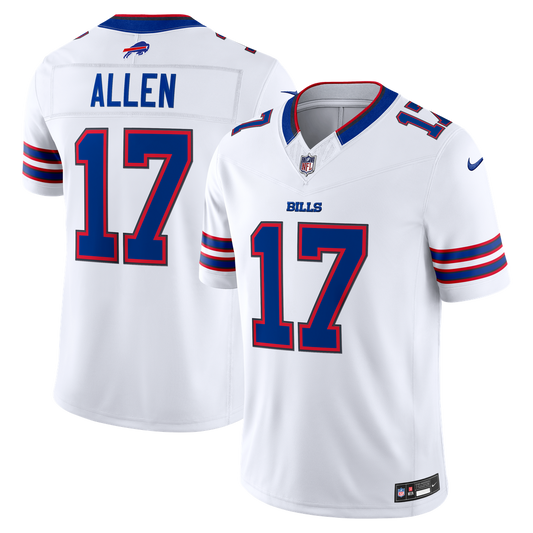 Men's Buffalo Bills Josh Allen White Stitched Limited NFL Football Jersey - view 1