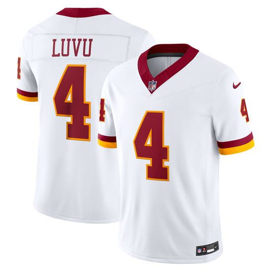 Men's Washington Commanders Frankie Luvu White Stitched Limited NFL Football Jersey - view 1