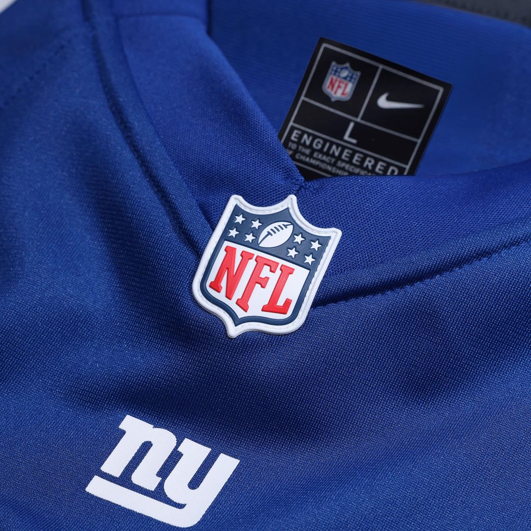 Men's New York Giants Russell Wilson Royal Game NFL Football Jersey - view 4