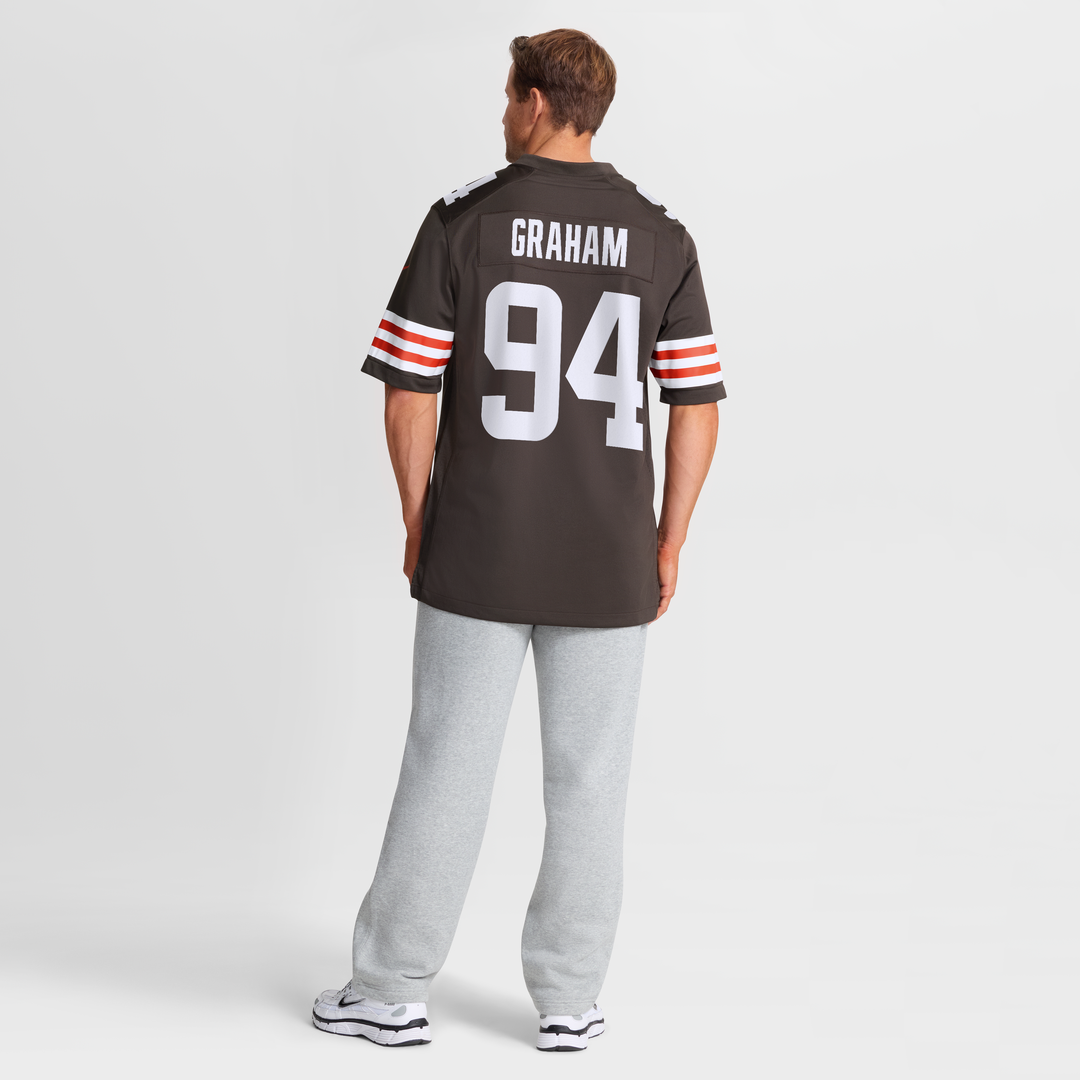 Men's Cleveland Browns Mason Graham Brown Game NFL Football Jersey - view 5