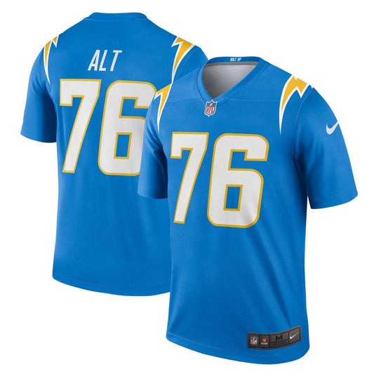 Men's Los Angeles Chargers Joe Alt Powder Blue Legend Player NFL Football Performance Top - view 1