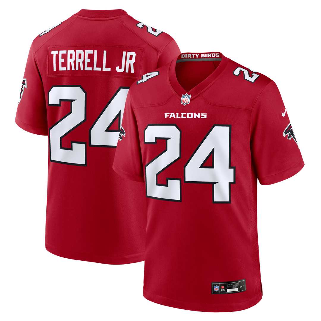 Men's Atlanta Falcons A.J. Terrell Red Game NFL Football Jersey - view 1