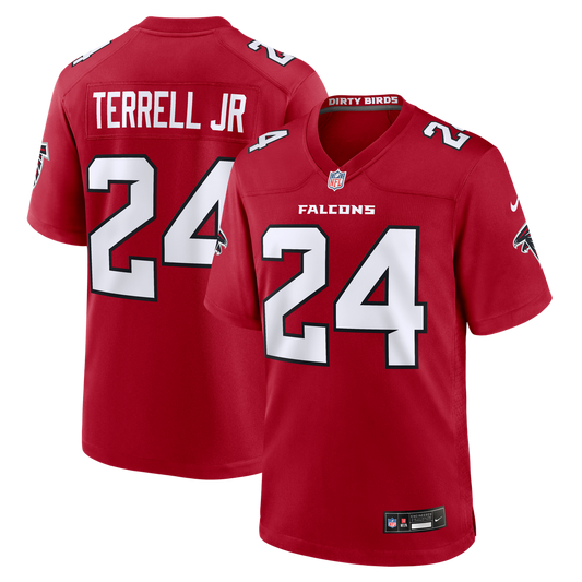 Men's Atlanta Falcons A.J. Terrell Red Game NFL Football Jersey - view 1