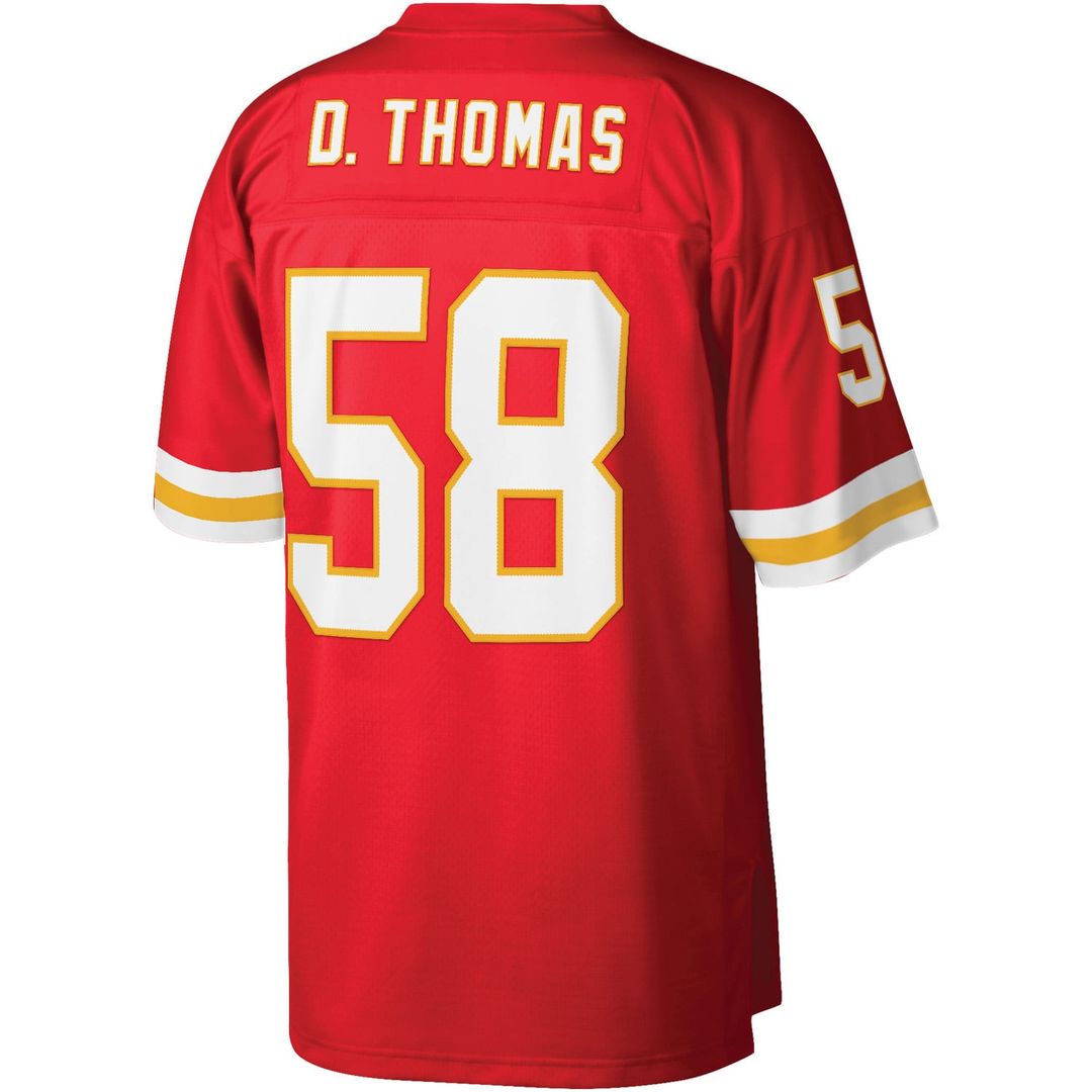 Men's Kansas City Chiefs Derrick Thomas Red Legacy Replica NFL Football Jersey - view 3
