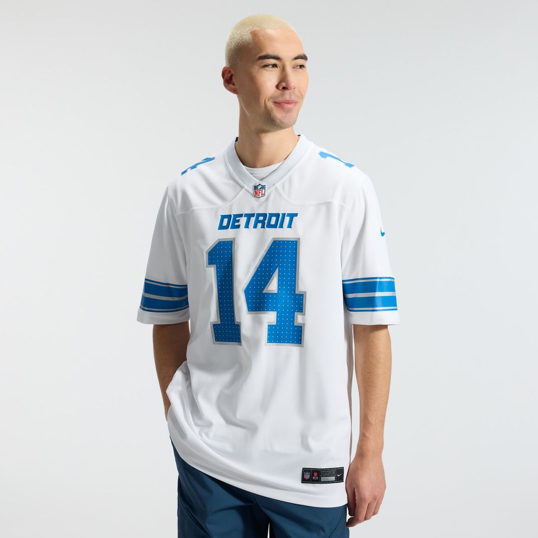 Men's Detroit Lions Amon-Ra St. Brown Blue Game NFL Football Jersey - view 29