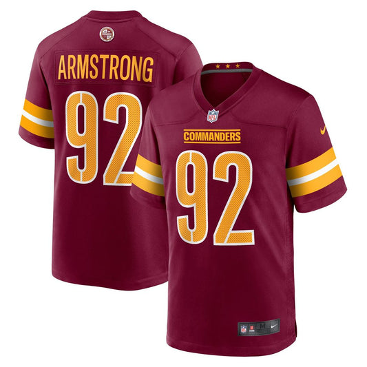 Men's Washington Commanders Dorance Armstrong Burgundy Game NFL Football Jersey - view 1