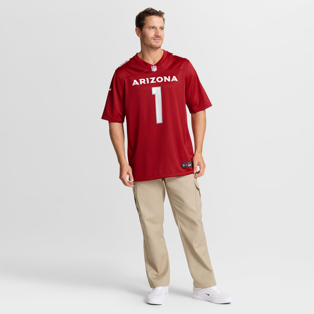 Men's Arizona Cardinals Number 1 Dad Cardinal Game NFL Football Jersey - view 7