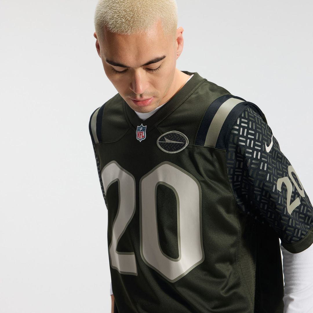 Men's New York Jets Breece Hall Green Rivalries Collection Game NFL Football Jersey - view 11