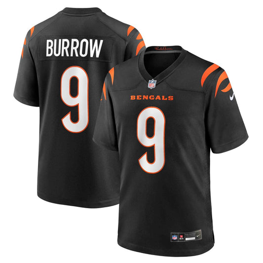 Men's Cincinnati Bengals Joe Burrow Black Player Game NFL Football Jersey - view 1