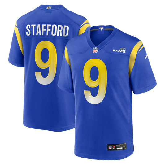 Men's Los Angeles Rams Matthew Stafford Royal Player Game NFL Football Jersey - view 1