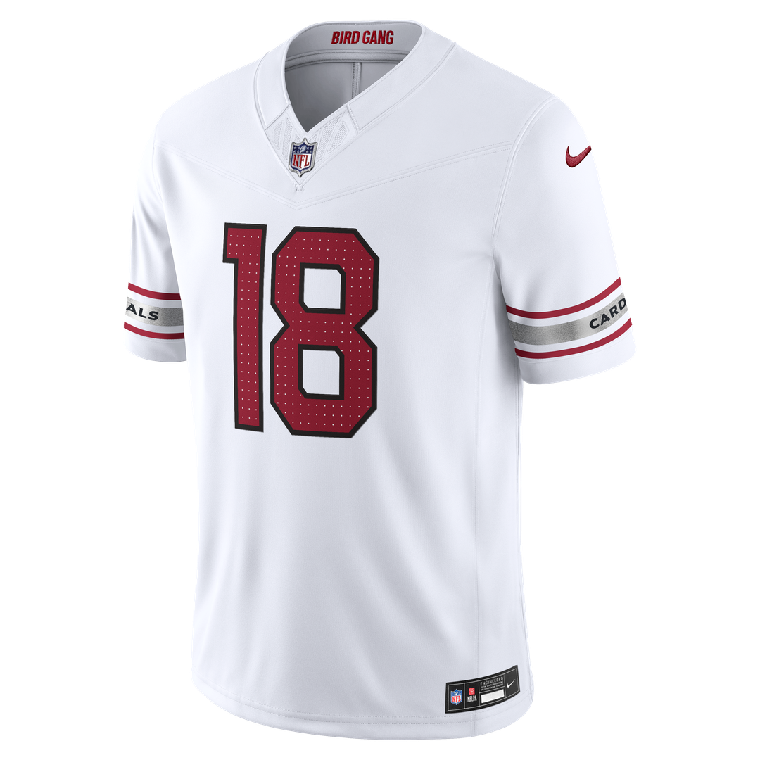 Men's Arizona Cardinals Marvin Harrison Jr. Black Alternate Stitched Limited NFL Football Jersey - view 11
