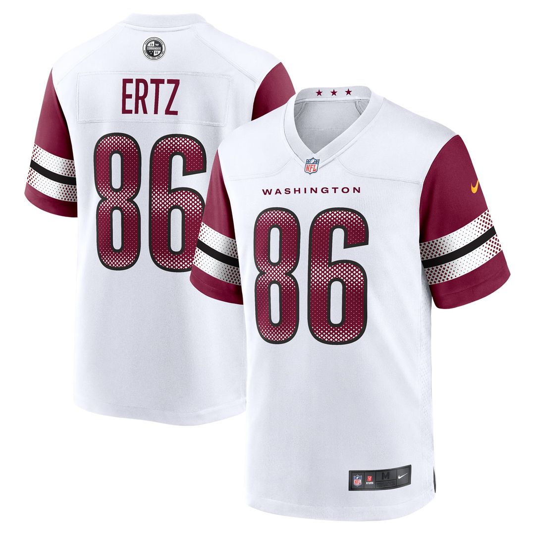 Men's Washington Commanders Zach Ertz White Game NFL Football Jersey - view 1