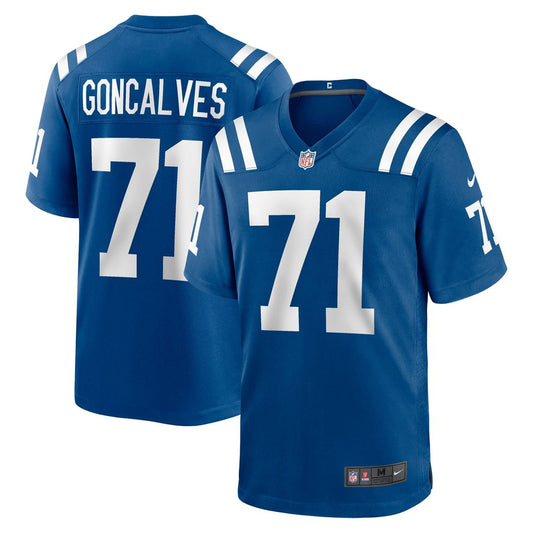 Men's Indianapolis Colts Matt Goncalves Royal Game NFL Football Jersey - view 1