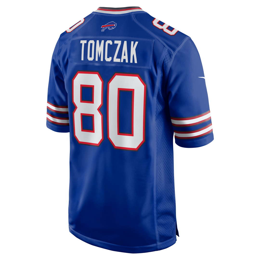Men's Buffalo Bills Max Tomczak Royal Team Game NFL Football Jersey - view 5