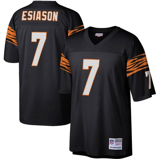 Men's Cincinnati Bengals Boomer Esiason Black Legacy Replica NFL Football Jersey - view 1