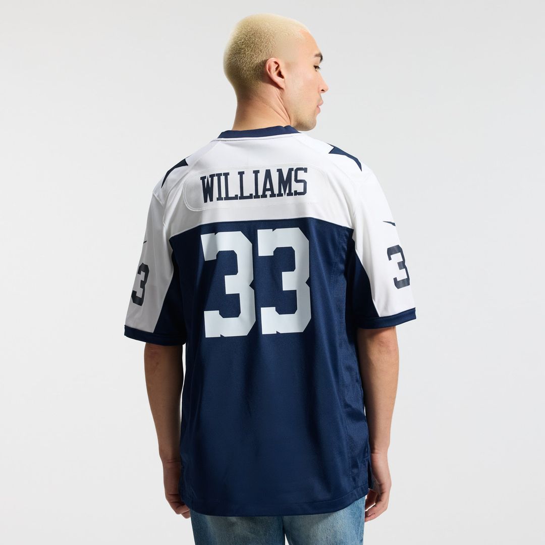 Men's Dallas Cowboys Javonte Williams White Game NFL Football Jersey - view 10