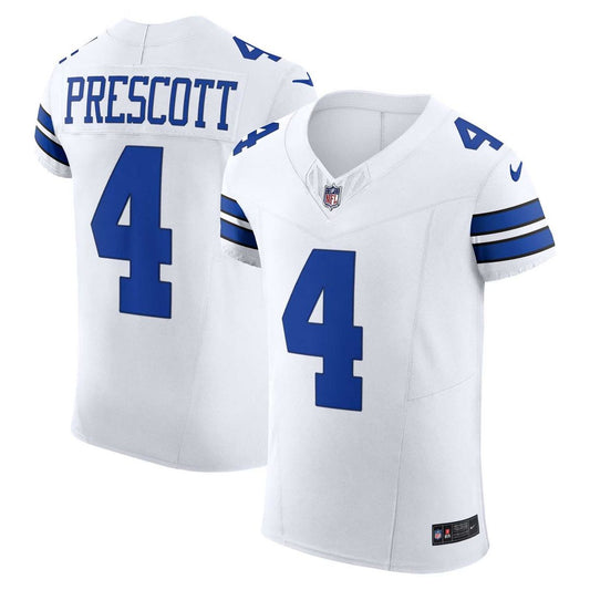 Men's Dallas Cowboys Dak Prescott White Elite NFL Football Jersey - view 1