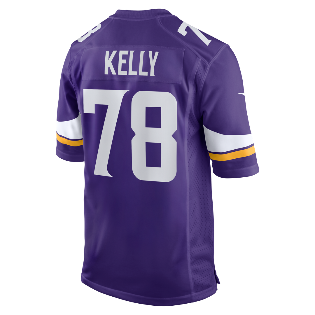 Men's Minnesota Vikings Ryan Kelly Purple Team Game NFL Football Jersey - view 3