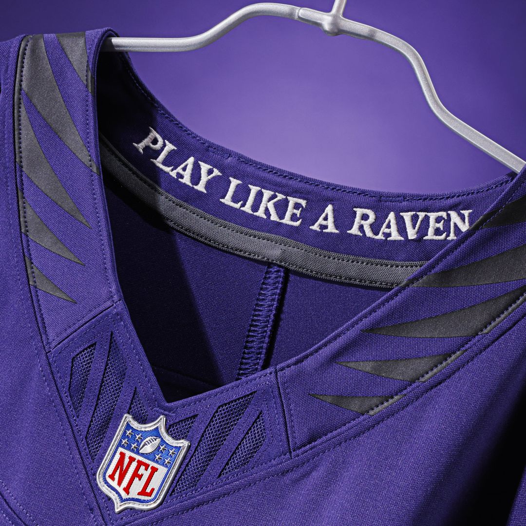 Men's Baltimore Ravens Roquan Smith Purple Team Stitched Limited NFL Football Jersey - view 5