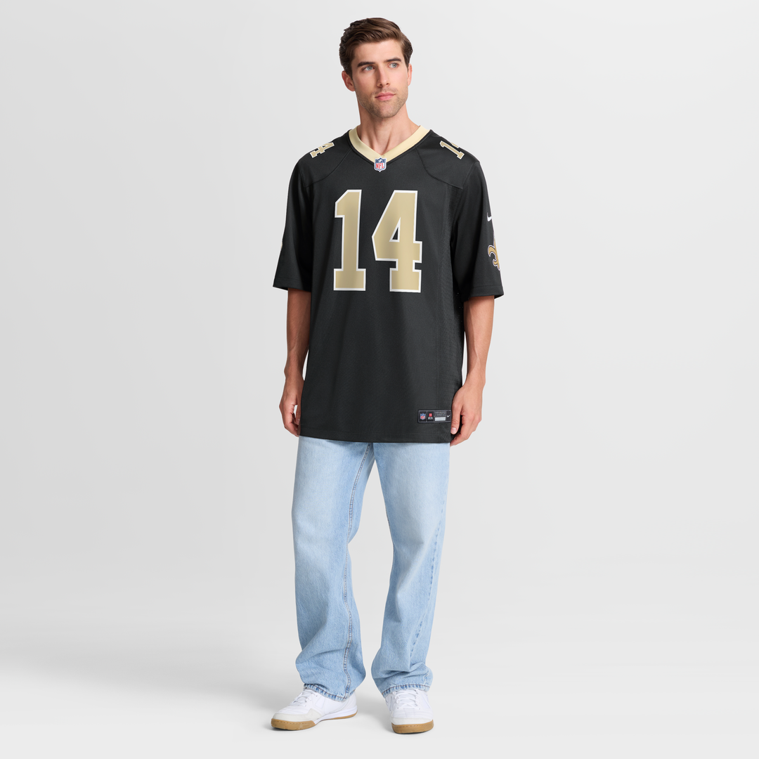 Men's New Orleans Saints Devaughn Vele Black Team Game NFL Football Jersey - view 7