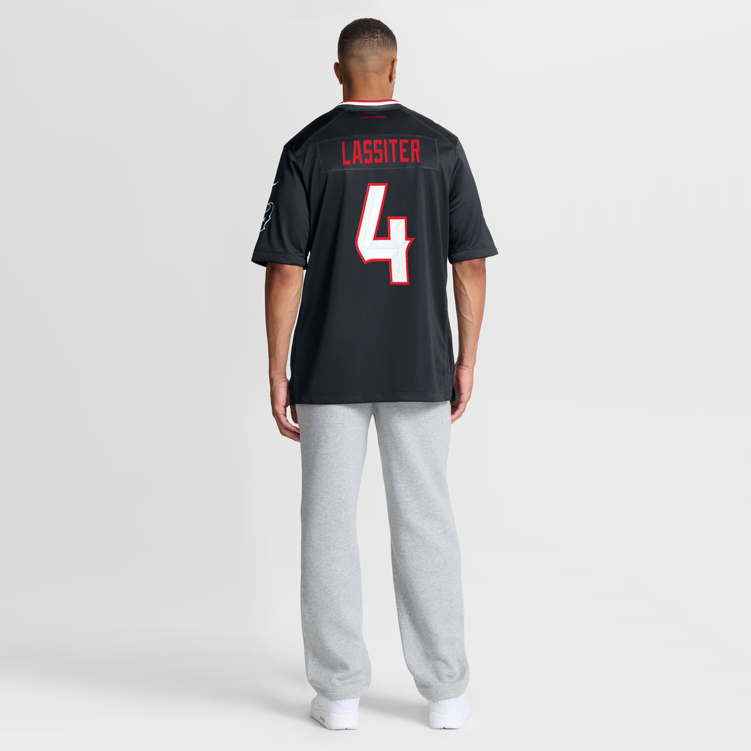 Men's Houston Texans Kamari Lassiter Navy Team Game NFL Football Jersey - view 8