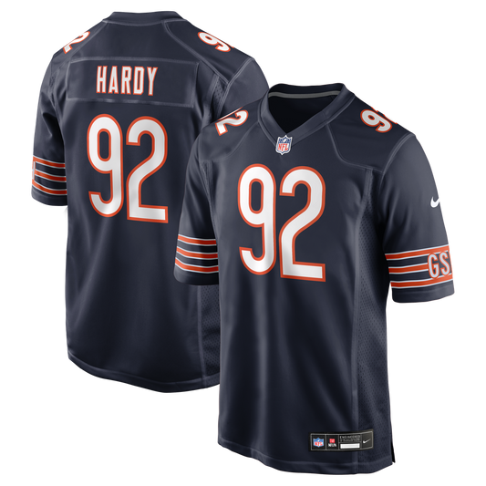Men's Chicago Bears Daniel Hardy Navy Team Game NFL Football Jersey - view 1