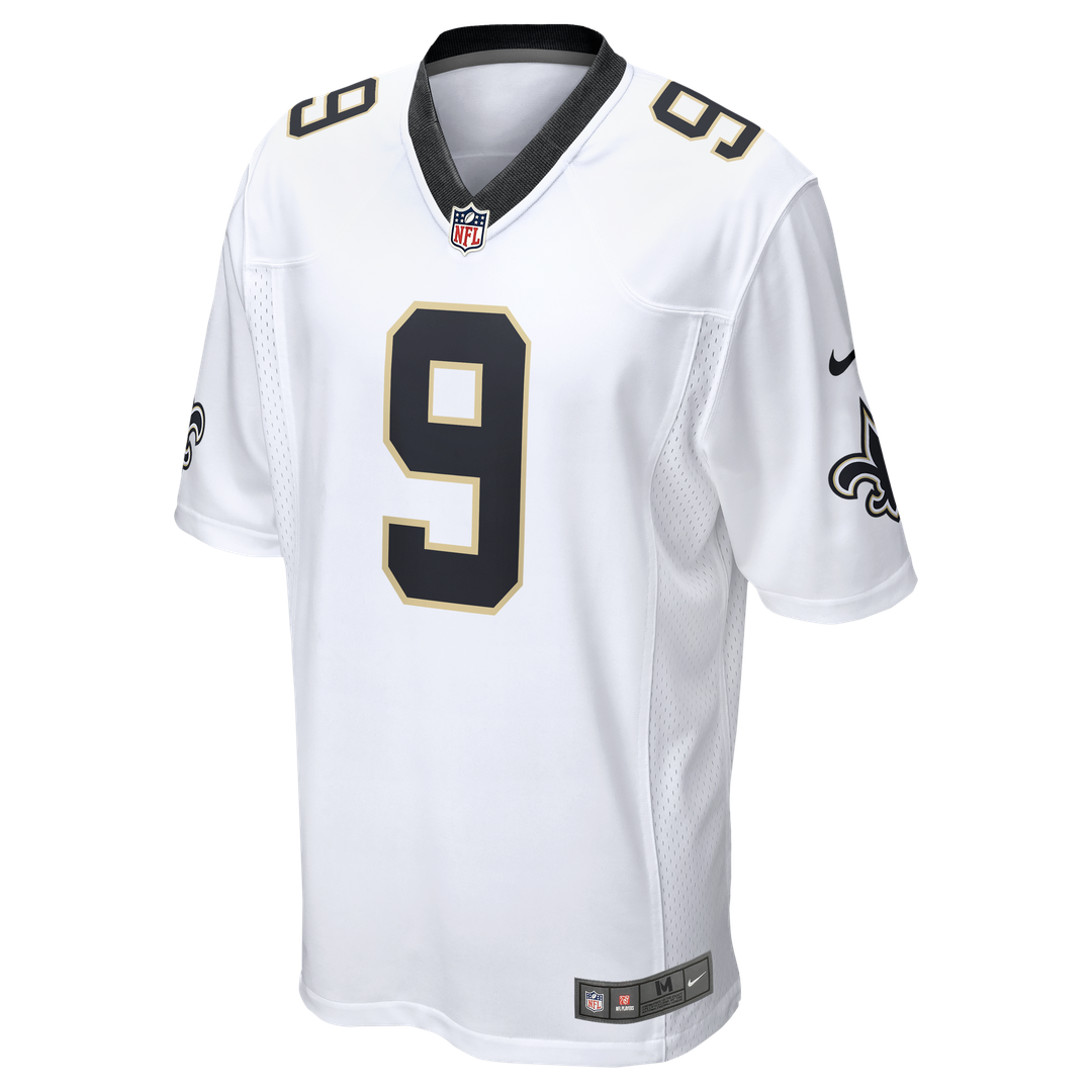 Men's New Orleans Saints Drew Brees Black Team Game NFL Football Jersey - view 12