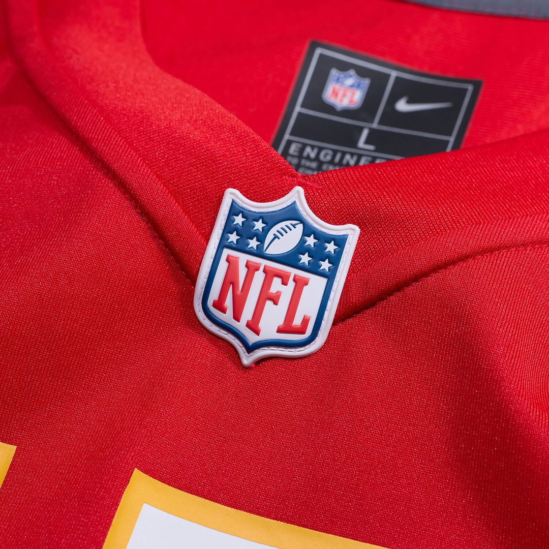 Men's Kansas City Chiefs Nazeeh Johnson Red Game NFL Football Jersey - view 4