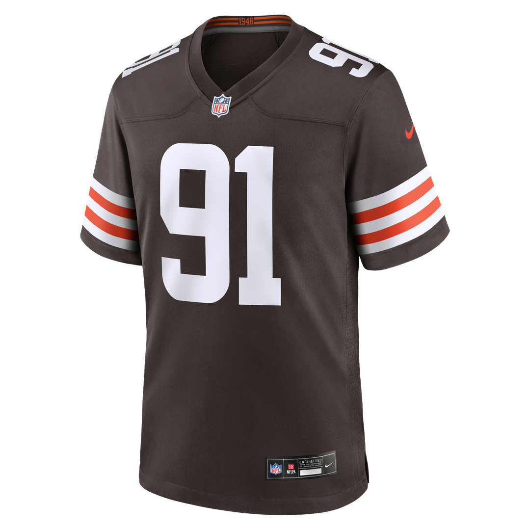 Men's Cleveland Browns Alex Wright Brown Team Game NFL Football Jersey - view 2