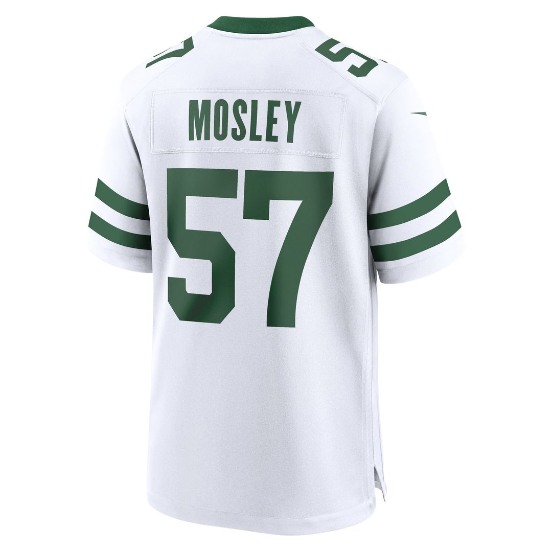Men's New York Jets C.J. Mosley Legacy White Game NFL Football Jersey - view 6