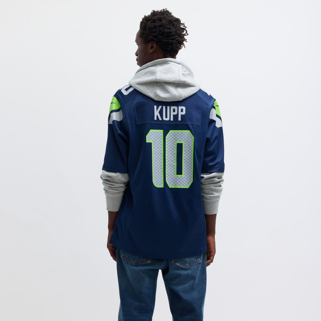 Men's Seattle Seahawks Cooper Kupp Royal Alternate Game NFL Football Jersey - view 11