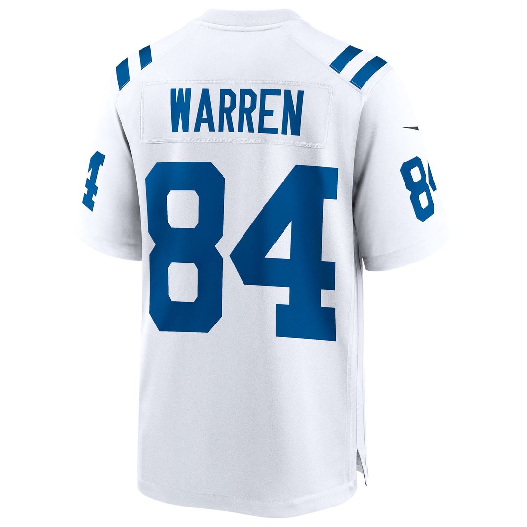 Men's Indianapolis Colts Tyler Warren Royal Team Game NFL Football Jersey - view 19