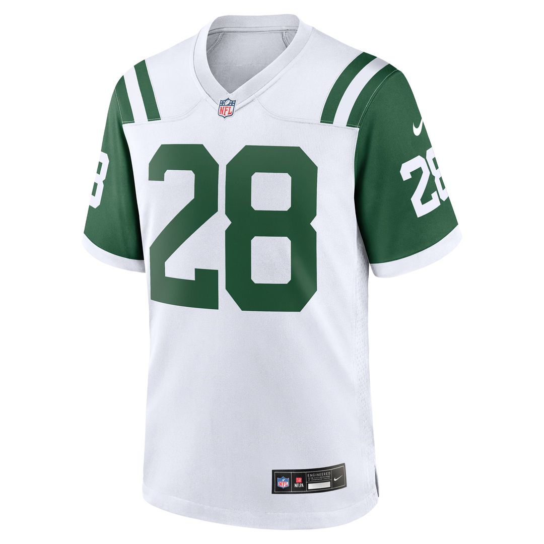 Men's New York Jets Curtis Martin White Retired Player Alternate Game NFL Football Jersey - view 2