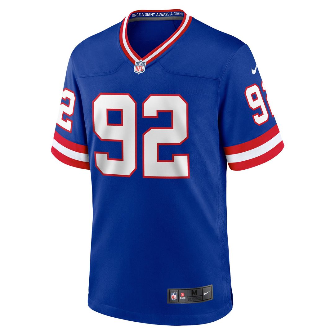 Men's New York Giants Michael Strahan Royal Retired Player Alternate Game NFL Football Jersey - view 2