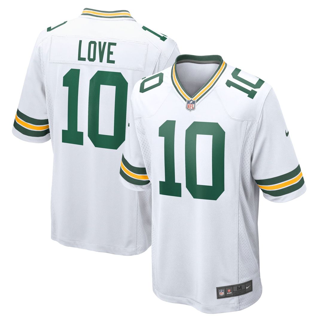 Men's Green Bay Packers Jordan Love Green Player Game NFL Football Jersey - view 43