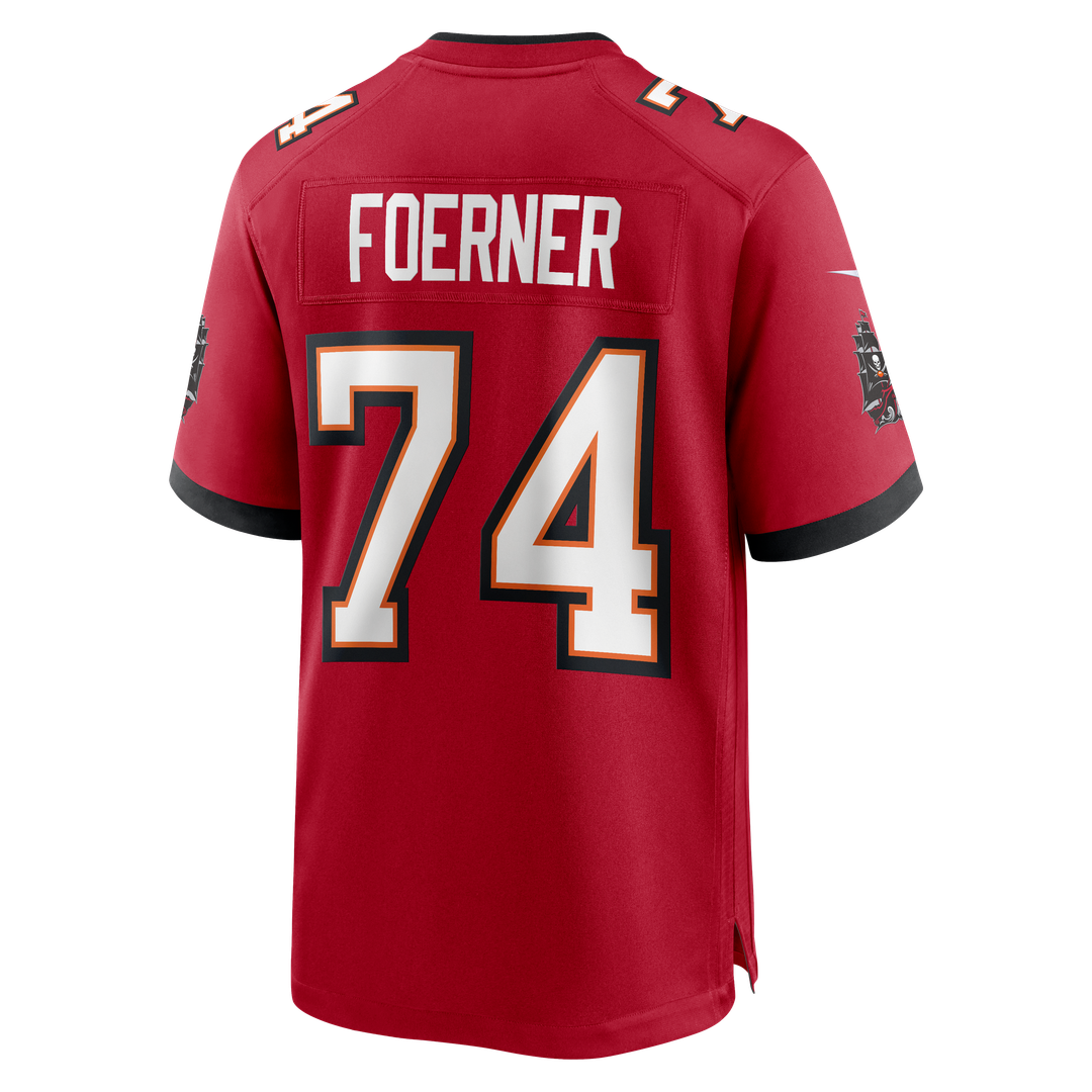Men's Tampa Bay Buccaneers Marshall Foerner Red Team Game NFL Football Jersey - view 5