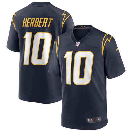 Men's Los Angeles Chargers Justin Herbert Navy Alternate Game NFL Football Jersey - view 1