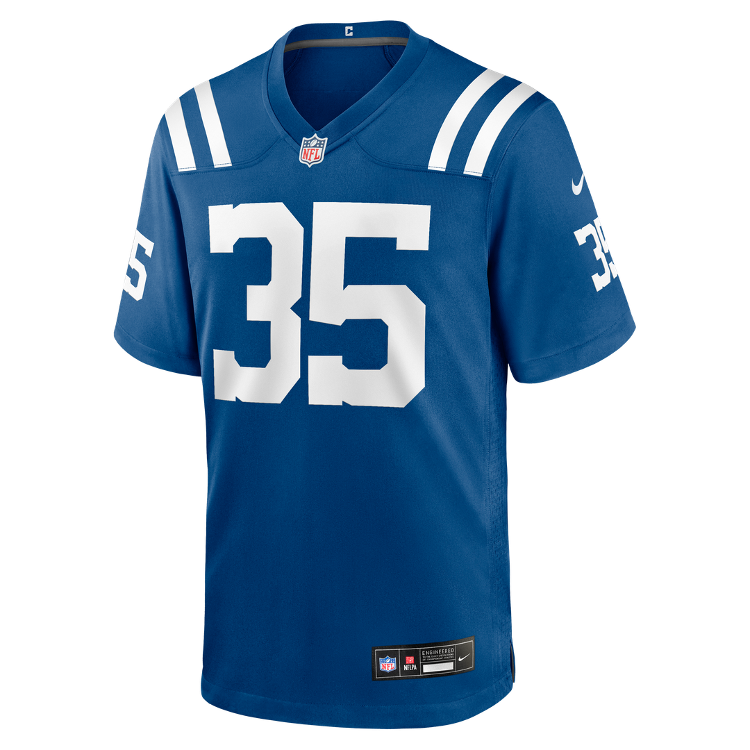 Men's Indianapolis Colts Johnathan Edwards Royal Team Game NFL Football Jersey - view 2