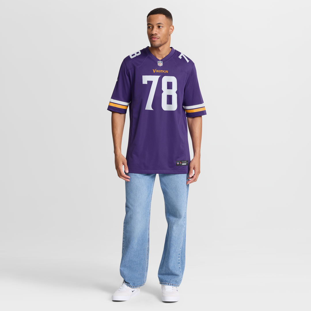 Men's Minnesota Vikings Ryan Kelly Purple Team Game NFL Football Jersey - view 7