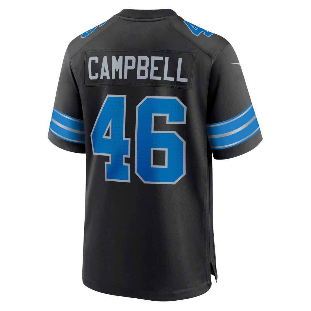 Men's Detroit Lions Jack Campbell White White Game NFL Football Jersey - view 17