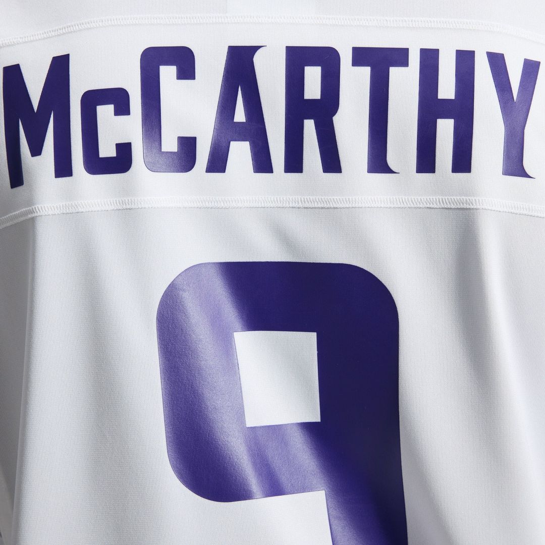 Men's Minnesota Vikings J.J. McCarthy Purple 2nd Alternate Player Game NFL Football Jersey - view 25