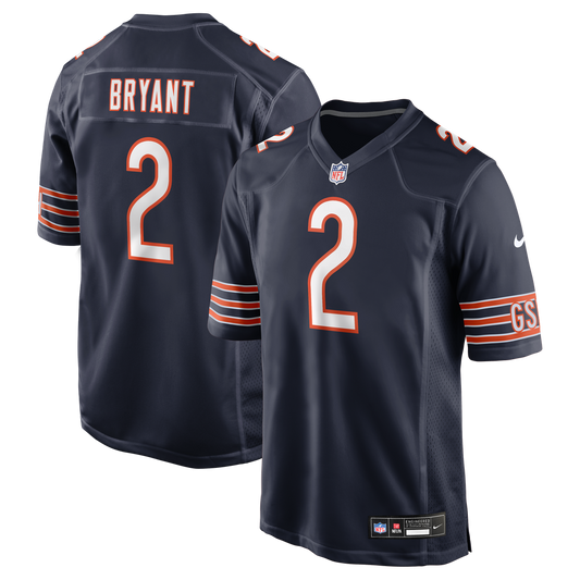 Men's Chicago Bears Coby Bryant Navy Team Game NFL Football Jersey - view 1