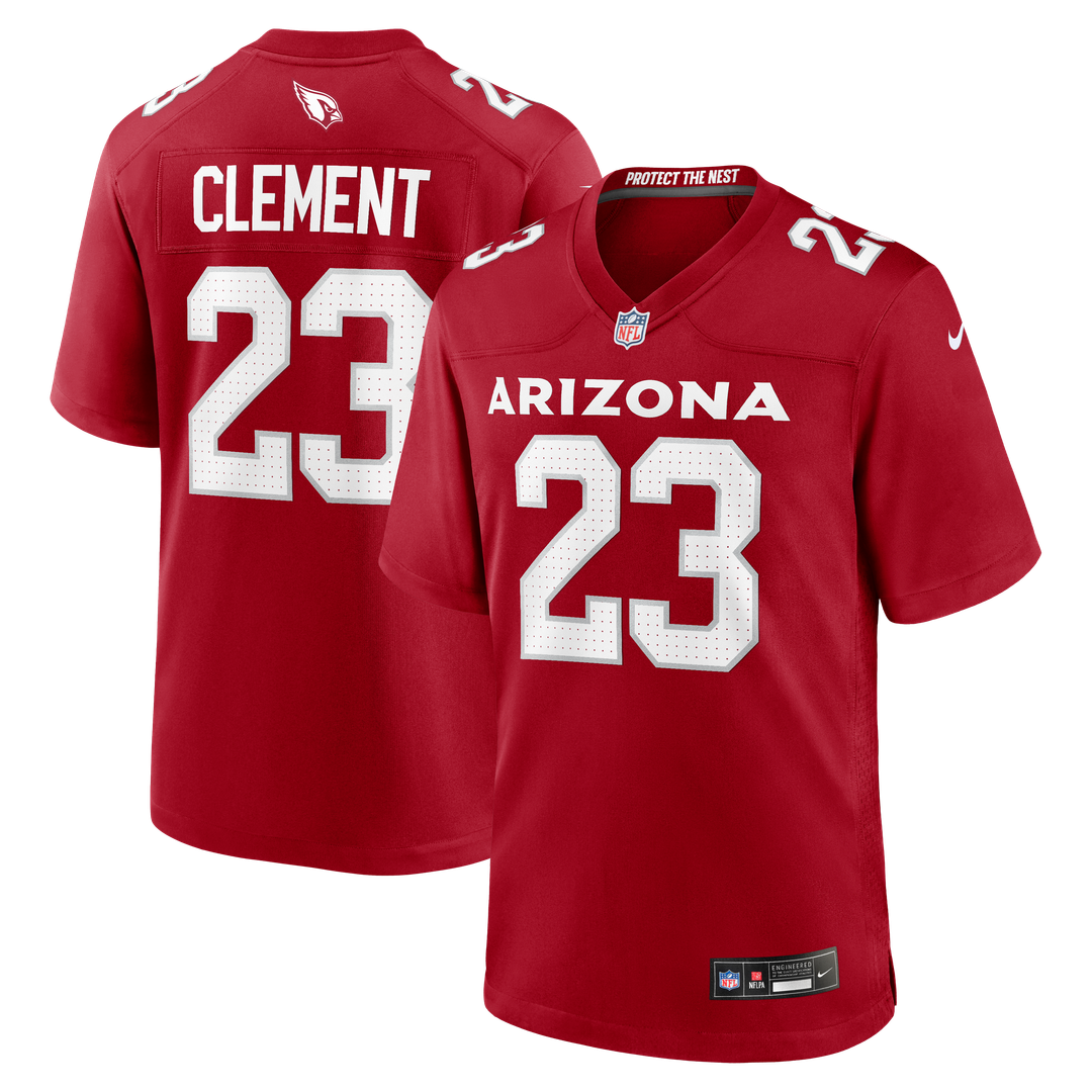 Men's Arizona Cardinals Corey Clement Cardinal Team Game NFL Football Jersey - view 1