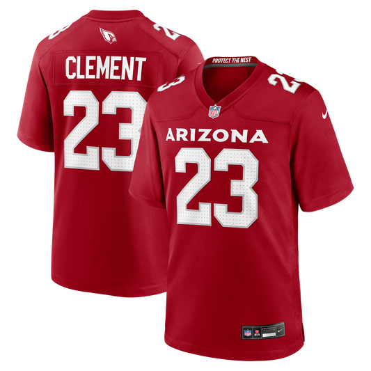 Men's Arizona Cardinals Corey Clement Cardinal Team Game NFL Football Jersey - view 1